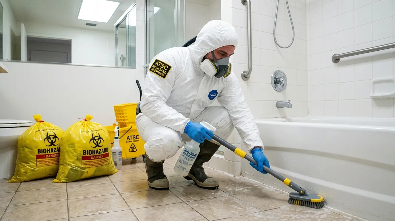 Decontamination equipment deployed for Blood Cleanup in Inverness